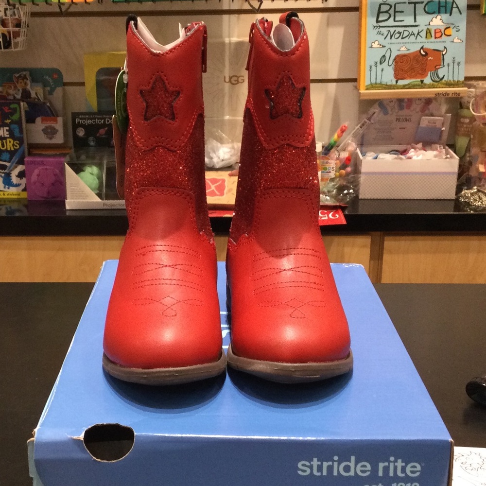 Stride Rite Wynona Red Multiple Sizes - Picture 2 of 5